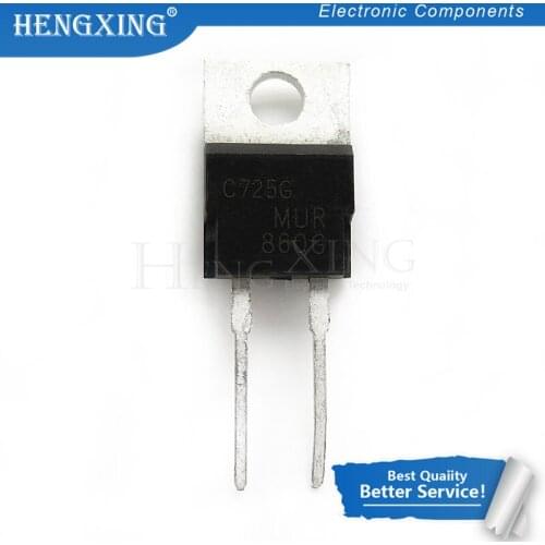 10pcs/lot MUR860G MUR860 U860 TO-220 8A 600V new original In Stock