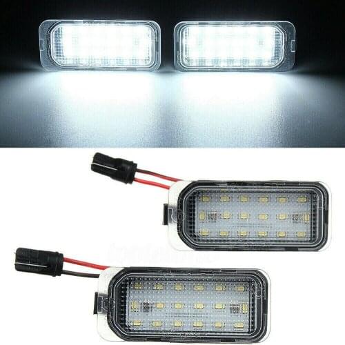 18LED Licence Number Plate Light For Ford Fiesta Focus Mondeo C-Max Jaguar XJ XF