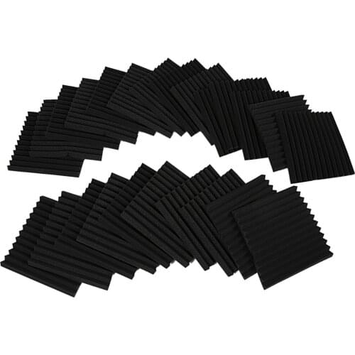 24 Pack Acoustic Panels Studio Foam Wedges 1 inch X 12 inch X 12 inch