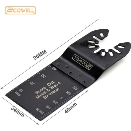 30% Off Oscillating Multitool Saw Blades HSS Bi-metal Material Fit for Wood and Soft Metal 34mm Multimaster Plunge Type Blade