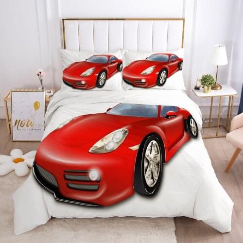 3D Bedding Set Duvet Cover Sets Quilt Covers Pillowcase(s) Blanket Case Bed Linens Cartoon Double Single Size Home Textile
