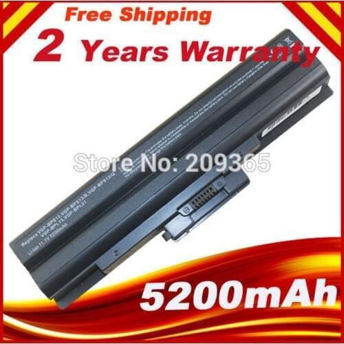 HSW 5200mAh 6Cell Laptop Battery for SONY VAIO VGP-BPS13/S VGP-BPS13A/S VGP-BPS21/S VGP-BPL21A VGP-BPS13A/B VGP-BPS21B