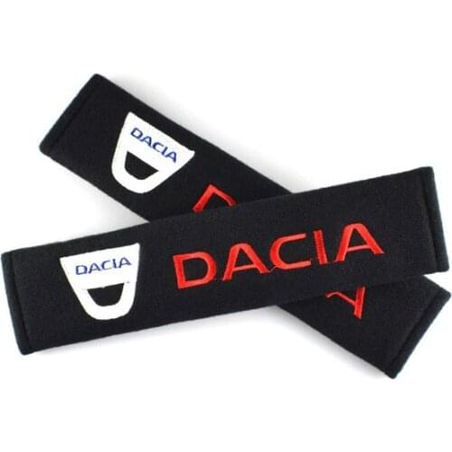 Car Styling Auto Protect Shoulders Seat Belt Cover Case For Dacia Duster Logan Sandero Lodgy Pads Accessories Car-Styling
