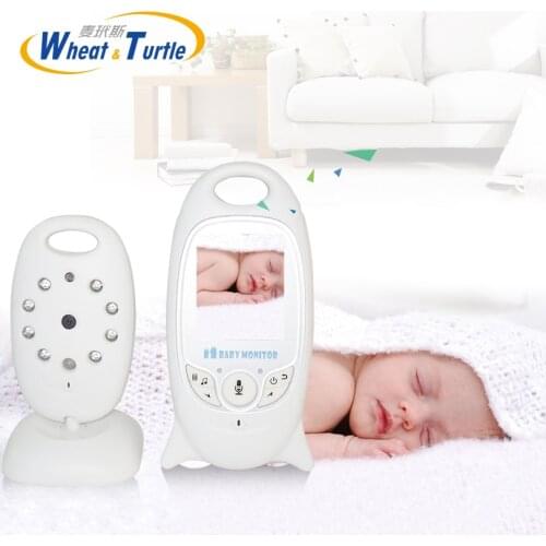 Wireless Video 2.0 Inch Color Baby Sleeping Monitor NightVision IR LED Temperature Monitor Safety Care Video Nanny Alarm