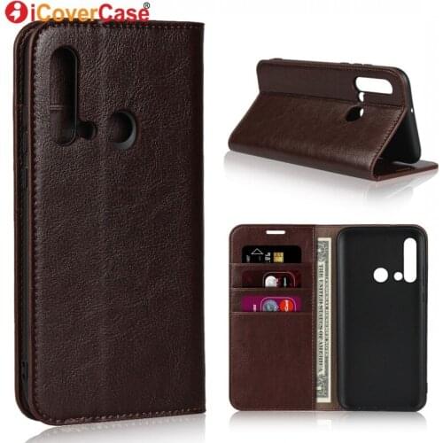 Wallet Cover for Huawei P20 lite (2019) Cases Luxury Genuine Leather Book Phone Cases for Huawei P20 lite 2019 Flip Coque Hoesje