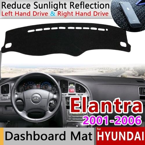 For Hyundai Elantra 2001 2002 2003 2004 2005 2006 XD I30 Anti-Slip Mat Dashboard Cover Pad Sunshade Dashmat Protect Accessories
