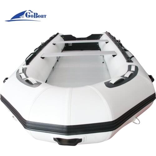 Ready to Ship! GTS650 16 People Aluminum Floor Dingy Raft Inflatable Kayak Fishing PVC Boat