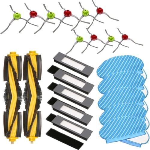 HEPA Filter Main Roller Brush for Ecovacs DEEBOT OZMO 950 920 Rags Cover Side Brushes Sweeping Robot Vacuum Cleaner Wheel Parts