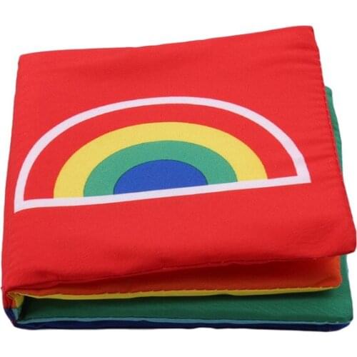 Best Kids New Baby First Colorful Soft Cloth Infant Book Educational Toy For Children Stimulate Vision Pack Gift