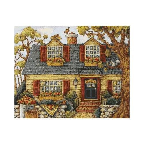 Mixed Stitch Warm House Chalet Top Quality Embroidery Needlework 14CT Unprinted Cross Stitch Kit DIY Art Handmade Home Decor