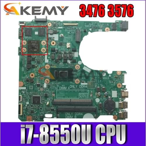 NEW 17841-1 w/ i7-8550U FOR Dell Inspiron 3476 3576 / Vostro 3478 3578 Laptop Motherboard CN-0H8JRV H8JRV Mainboard 100% Tested
