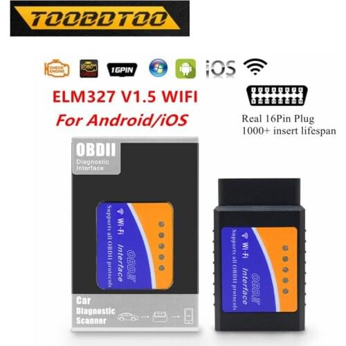 OBD New ELM327 V1.5 OBD2 Scanner With Wifi ST Chip Car Diagnostic Tool for Android/IOS Mini ELM 327 OBDII Code Reader