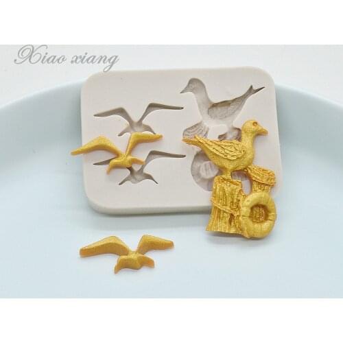 Bird Silicone Fondant Cake Molds For Baking Chocolate Mold Cake Decorating Tools Pastry Kitchen Baking Accessories FM2109