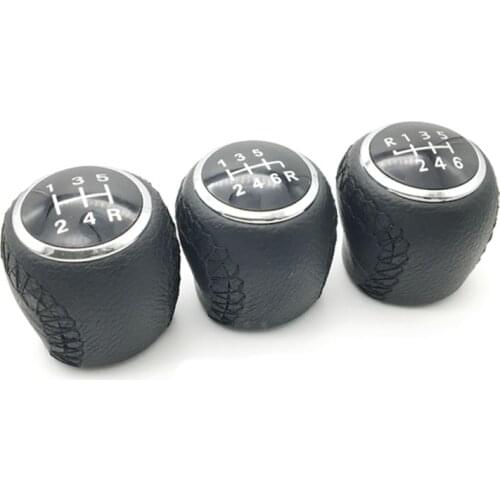 5speed 6speed Car Shift Knob Gear Knob Covered Leather For Fiat Grande PUNTO EVO FIAT PUNTO 2012 Car Styling Accessories