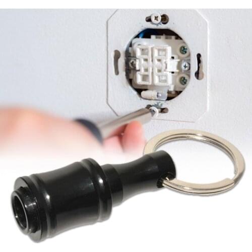 1/4 inch Aluminum Alloy Colorful Screwdriver Bit Holder Extension Bar Drill Screw Adapter Quick Release Keychain Extension Rod