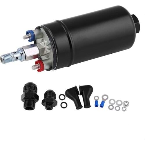 ALLOMN External Fuel Pump 300lph 45 Psi External Inline High Pressure Pump For Car Refit Motorcycle Accessories