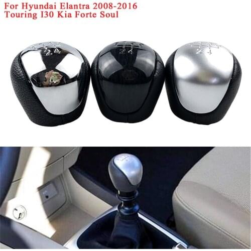 5 Speed Manual Car Gear Shift Knob Lever Stick For Hyundai Elantra 2008-2016 Touring I30 Kia Forte Soul Shifter Head Handball