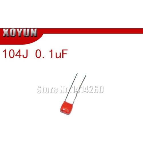 10PCS CBB 104J 0.1uF 100NF 100V P=5MM