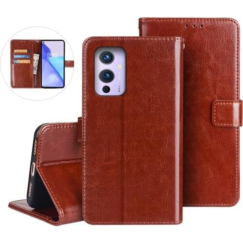For OnePlus 9 Case 6.55 inch Leather Case On For Coque One Plus9 1+9 Magnetic Flip Wallet Cover Phone Cases Fundas
