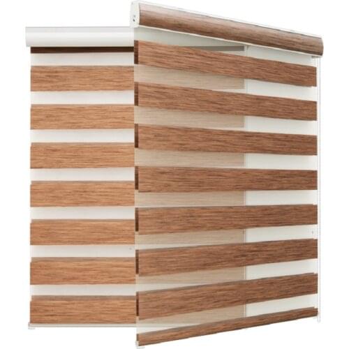 High Quality Jute Window Curtain Zebra Roller Blinds For Home Decoration