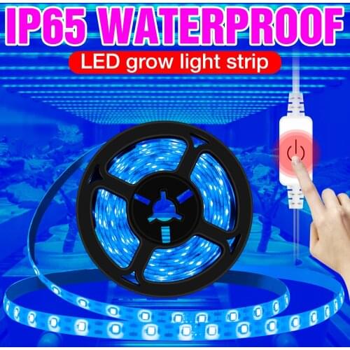 LED Plant Light USB Waterproof Grow Light Strip LED Full Spectrum Phyto Lamp LED Dimmable Hydroponic Growing Lampy 0.5M 1M 2M 3M