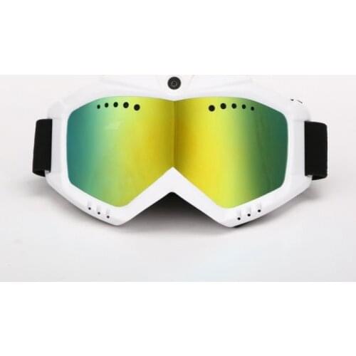 HD 1080P Camera with Ski-Sunglass Goggles with Colorful Anti-Fog Lens for Ski or Transparent Lens for Moto Free Shipping