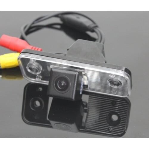 JanDeNing HD CCD Car Rear View Parking/ Backup Reverse Camera/ Waterproof License Plate Light OEM For Hyundai Azera 2007-2014