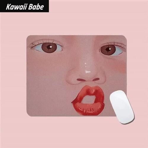 Gaming Writing Desk Mats Gamer Round Square Kawaii Mouse Pad Cute Mouse Pad Desk Oil PaintingDeskpad Office Home PC Computer