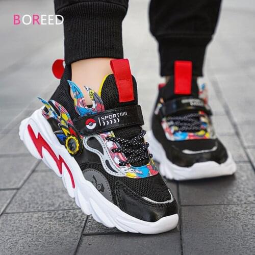 Fashion Kids Sneakers For Boys Shoes Breathable Mesh Kids Shoes Boys Lightweight Casual Children Shoes Basket Chaussure Enfant