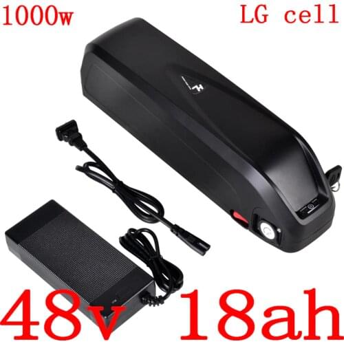 48V 500W 750W 1000W battery 52V 10AH 13AH 13AH 14AH 17AH lithium battery 48V 10AH 14AH 17AH electric bicycle battery use LG cell
