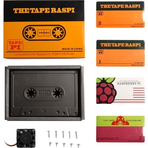 Elecrow Magnetic Tape Case for Raspberry Pi ABS Tape Enclosure Shell Box Case Design for Raspberry Pi 3 B+ /3 B / 2 B / B Plus