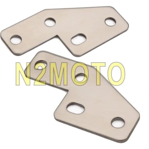 Motorcycle Sliver Rear Fender Grab Bar Eliminator Brackets for Harley Wide Rear Fender Model Stainless Steel
