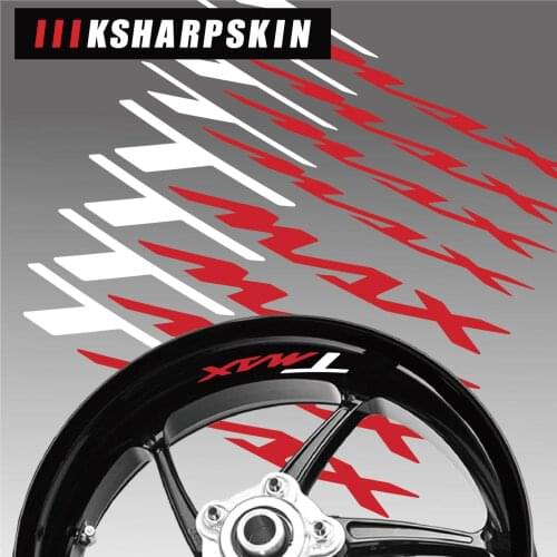 Motorcycle Rim front and rear custom interior side decal wheel reflective decorative logo stickers for YAMAHA TMAX 530 500