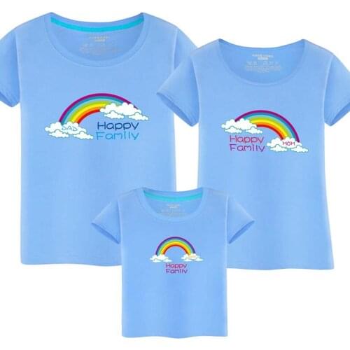 Dad and Me Clothes Mother Kids Summer T-Shirt Daughter Father Son Top Family Matching Outfits Family Clothing Matching Mother