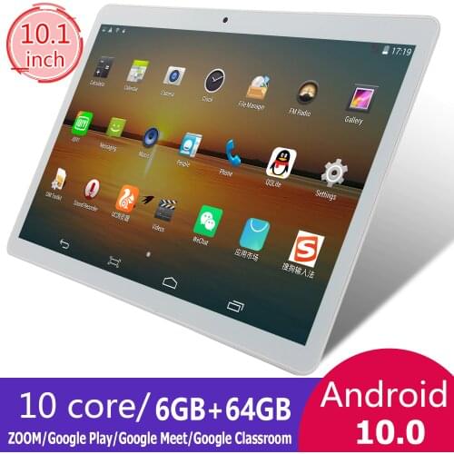 KIVBWY 10 inch Tablet Pc Octa Core 4G Phone Call Google Market GPS WiFi FM Bluetooth 10.1 Tablets 6G+64G Android 8.0 tab