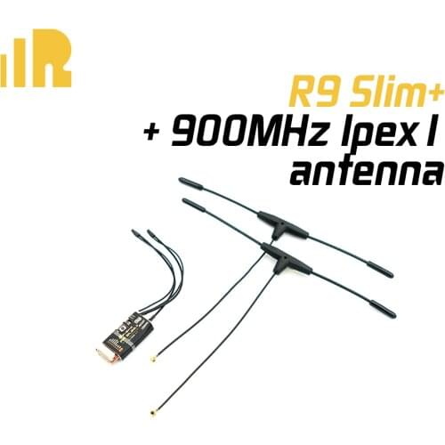 FrSky R9 Slim+ Slim plus OTA Receiver Optimized 900MHz long range Sbus ACCST FCC double T antennas RC Quadcopter Multicopter FPV