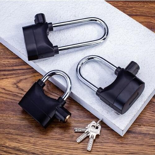 Home Alarm Locks Bicycle Motorcycle Locks High Decibel Anti-Theft Lock Waterproof Dustproof Warehouse Door Locks Locker Padlocks