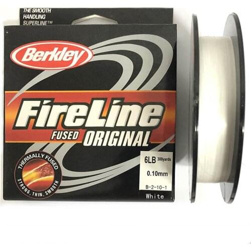 FIREline 300YD Crystal White Fishing Fire PE monofilament fishing Line Multifilament Floating Line 6 8 10 20 30LB Pesca For Bead