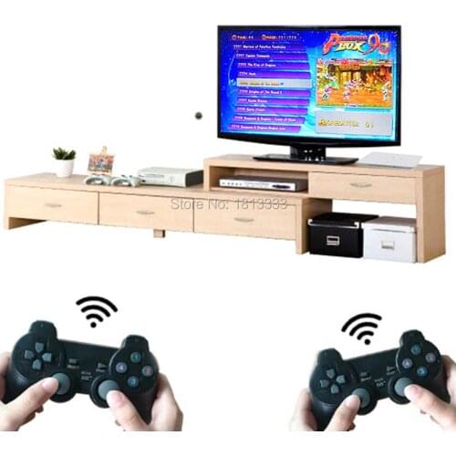 Pandora Box 9D 2500 in 1 motherboard 2 Players Wired Gamepad and Wireless Gamepad Set Usb connect joypad have 3D games Tekken