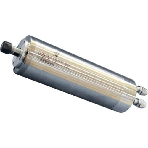0.8kw water cooled spindle motor ER11 collet D65mm L210mm AC220V 400HZ with 4 bearings for cnc engraving machine
