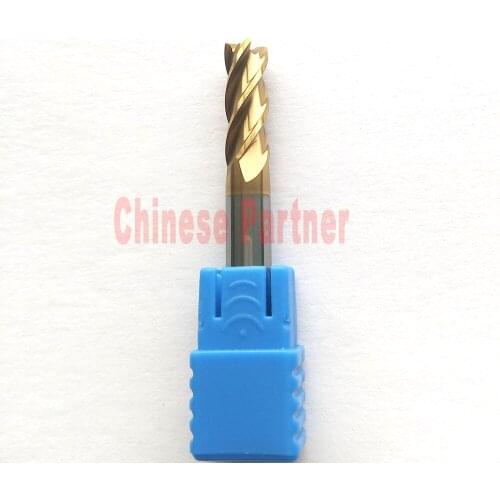 1pc 6mm HRC60 D6*15*50L 4 Flutes Spiral Bit Milling cutter Tools Tungsten steel allo solid Carbide CNC Endmill Router bits