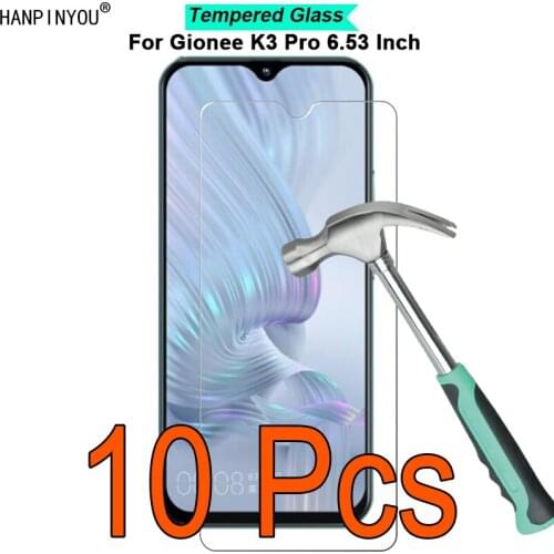 10 Pcs/Lot For Gionee K3 Pro K13pro 6.53" 9H Hardness 2.5D Ultra-thin Toughened Tempered Glass Film Screen Protector Guard