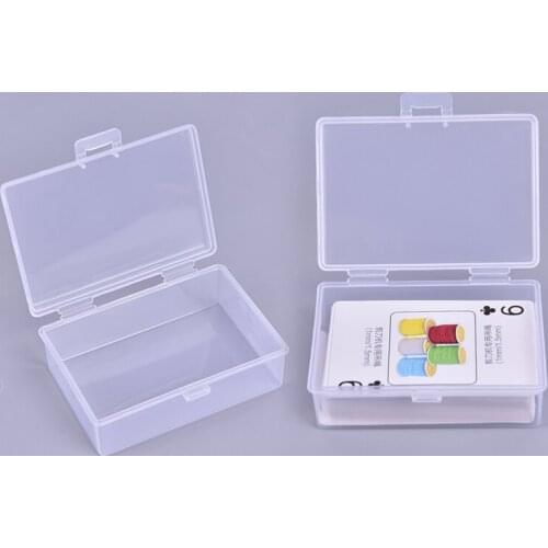 2pcs Transparent Boxes Playing Cards Container Plastic Storage Case Packing Poker Game Card Box For Pokers Set Wholesale