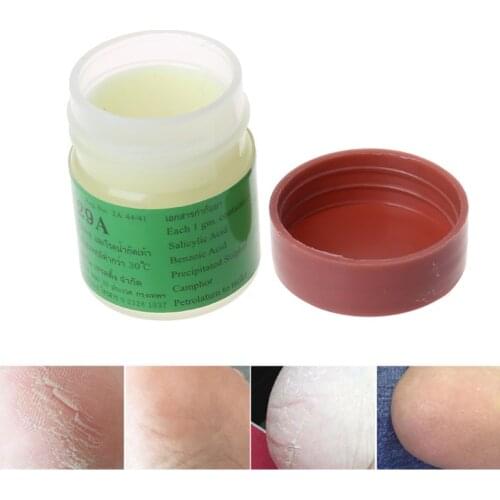 K0AE 7.5g Antimicrobial Foot Cream Anti Fungal Natural Ointment Salicylic Acid for Psoriasis Eczema Relieve Itching Leg Skin