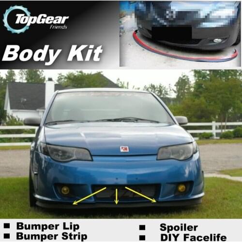 Bumper Lip Deflector Lips For Saturn Ion 2003~2007 Front Spoiler Skirt For TopGear Fans to Car Tuning / Body Kit / Strip