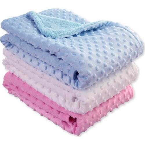 Newborn Baby Sleeping Blanket Fleece Blanket & Swaddling Bedding Set Infant Products 100*76cm