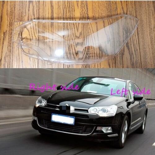 For Citroen C5 2010 2011 2012 2013 2014 2015 2016 Car Headlight cover Headlamp Lens Auto Shell Cover
