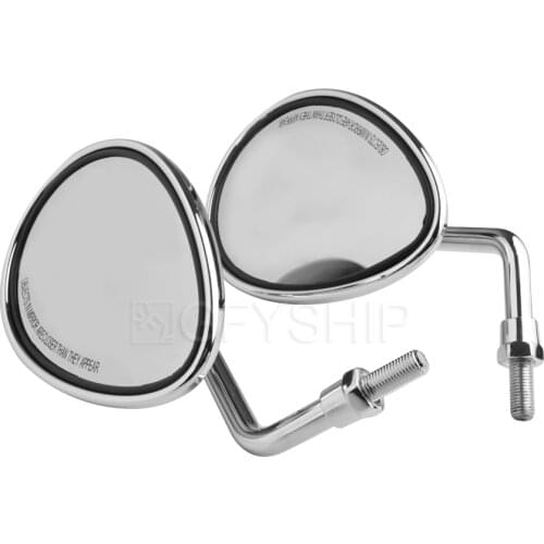 For Indian Chief 2018 Chieftain 2014-2021 Scout 2015-2020 Springfield 16-21 Motorcycle Rearview Mirror 1 Pair Side Mirrors