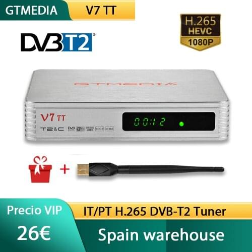 New Arrival TT PRO DVB-T2/T Terrestrial TV Receiver HD Digital TV Tuner Receptor MPEG4 DVB T2 H.265 DVB-C TV BOX Satellite Decod