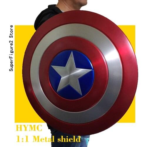 HYMC Metal Made Replica&Prop Perfect Version 1:1 Captain USD Shield Cosplay Unpainted/Painted